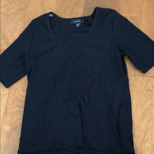 Karen Kane Mid sleeve black shirt